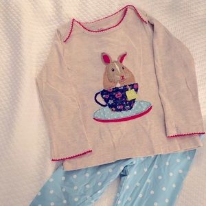 Mini Boden long sleeved tee and matching leggings